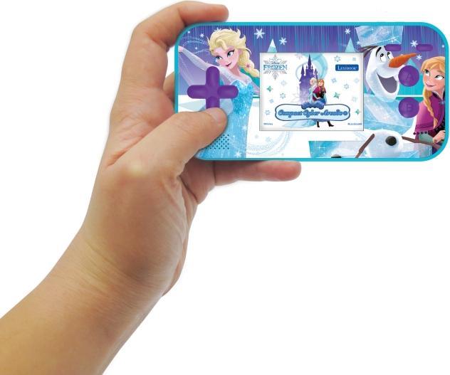 Immagine prodotto Lexibook JL2367FZ Disney Frozen La Regina dei Ghiacci ELSA Compact Cyber Arcade Console di gioco portatile, 1