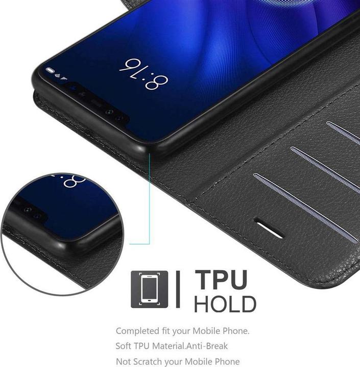 Actual product image Cadorabo Book with stand function cover (Mi 8 Pro)