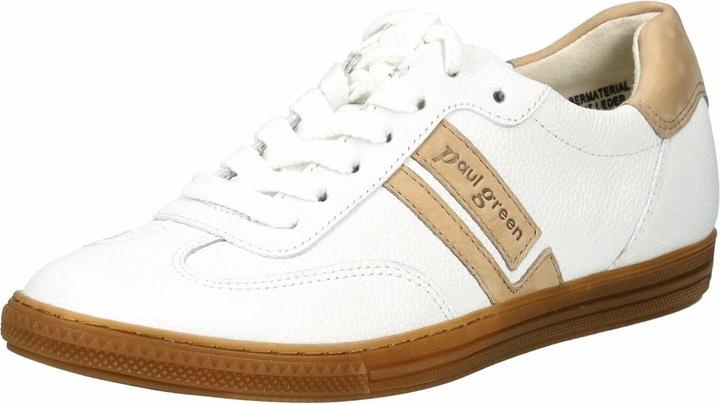 Paul Green Modischer Sneaker der Marke aus hochwertigem Leder im Lagenlook. Dank des Leoprints lässt