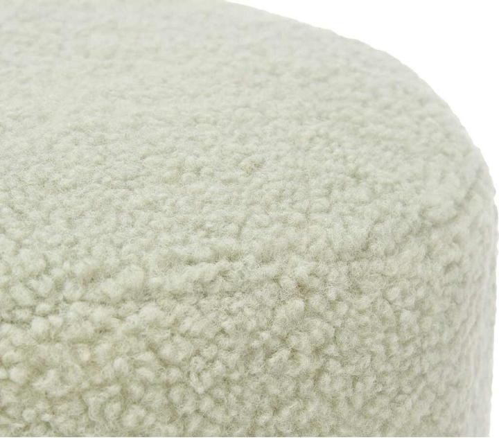 Productafbeelding Giftdecor kleine groene schapenvacht poef (1 -Part)