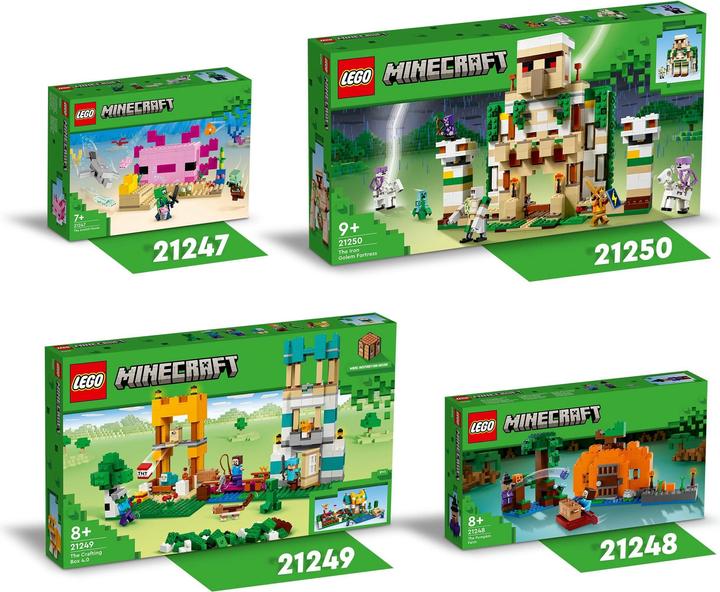 Image du produit LEGO 21250 La forteresse du golem de fer (21250, LEGO Minecraft)
