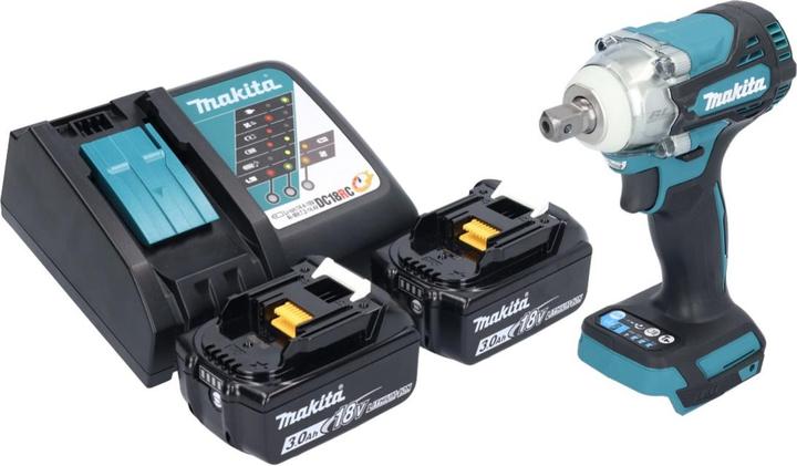 Immagine prodotto Makita DTW 301 RF avvitatore a impulsi a batteria 18 V 330 Nm 1/2" brushless + 2x batteria ricaricabile (Batteria ricaricabile)