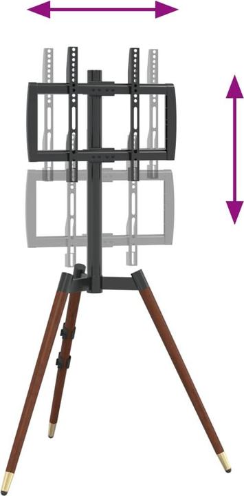 Actual product image VidaXL TV stand 37-65 inch screen Max VESA 400x400 mm 40 kg (65", 40 kg)