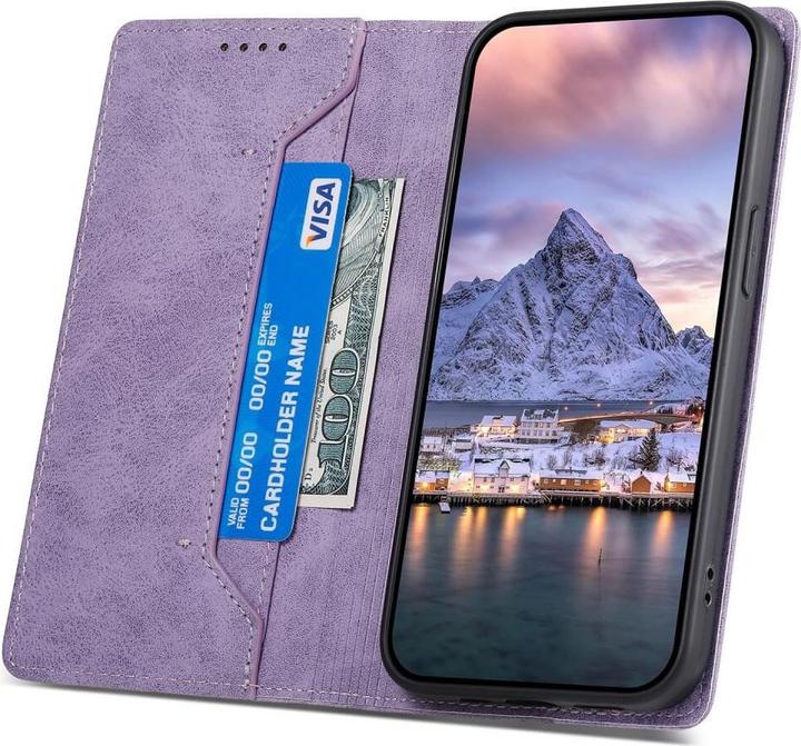 Produktbild Cover-Discount Hülle mit RFID Blocker violett (Samsung Galaxy S24+)