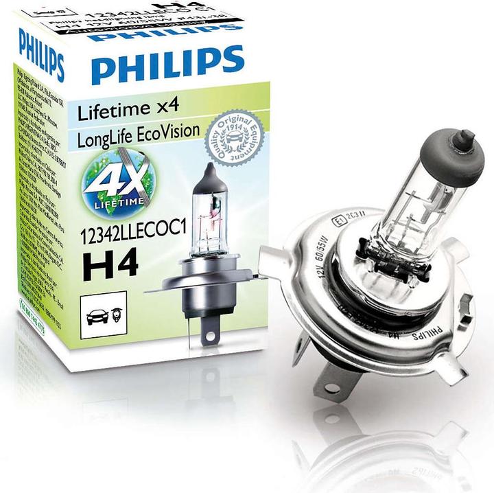 Produktbild Philips H4 LongLife EcoVision (H4)