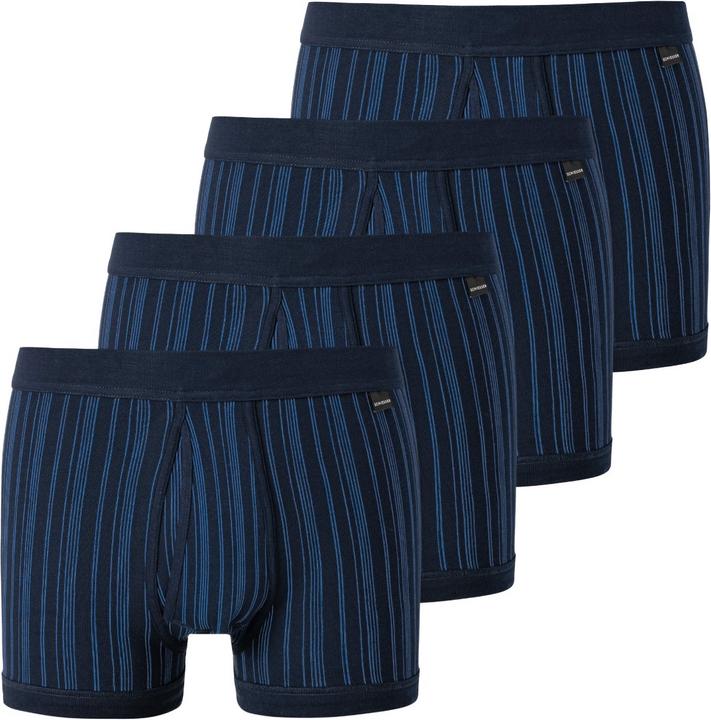 Produktbild Schiesser 4er Pack Original Classics Feinripp Unterhose kurz mit Eingriff (M, 4er Pack)
