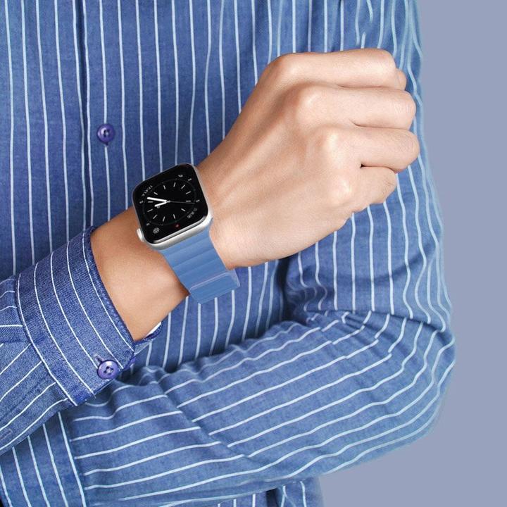 Image du produit Dux Ducis magnetic strap watch strap 7/6/5/4/3/2 (44 mm, 45 mm, 42 mm, Silicone, Apple Watch Series 2, Apple Watch Series 3, Apple Watch Series 1, Apple Watch Series 4, Apple Watch Series 5, Apple Watch Series 6, Apple Watch Series 7, Apple Watch Series 8, Apple Watch Series 9, Apple Watch SE)