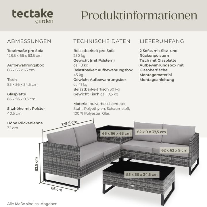 Actual product image tectake Ostuni