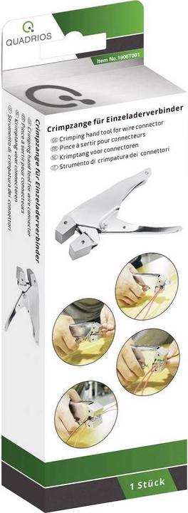 Image du produit Quadrios Pince à sertir flexible: - rigide: - argent (160 mm)