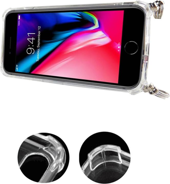 Actual product image König Design Huawei P30 Pro Mobile Phone Chain Case with Strap Case to hang around with Cord Case Green