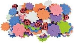 Produktbild Brewis Schaumstoff-Blumenaufkleber 88 Stk