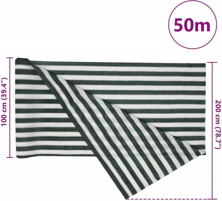 Produktbild VidaXL Zaunblende HDPE 75 g/m² (5000 cm)