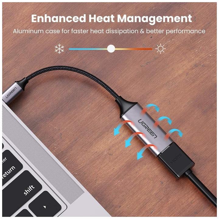 Actual product image Ugreen USB-C to HDMI Adapter (USB-C, HDMI, 10 cm)