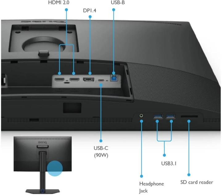 Produktbild BenQ PhotoVue SW272U (3840 x 2160 Pixel, 27")
