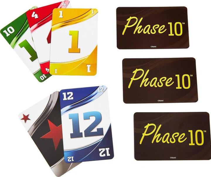 Actual product image Mattel Games Phase 10 Card Game (German)