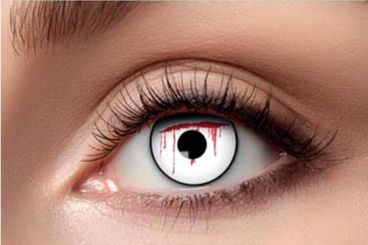 Image du produit Bach Optic Lentilles de contact vampire (Rouge, Blanc)