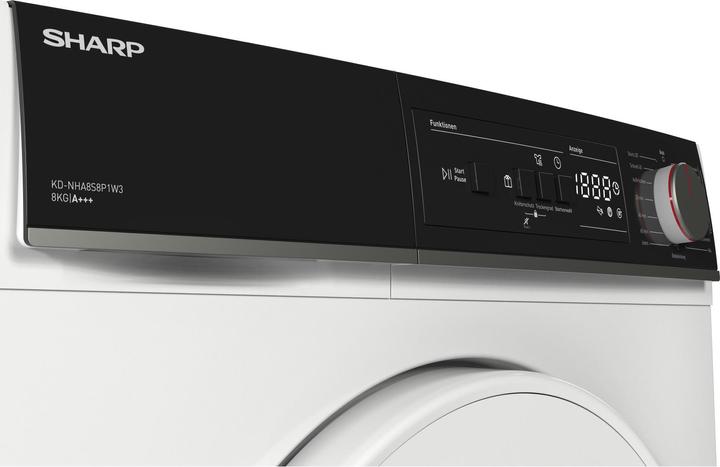 Produktbild Sharp KD-NHA8S8P1W3-DE (8 kg, Rechts)