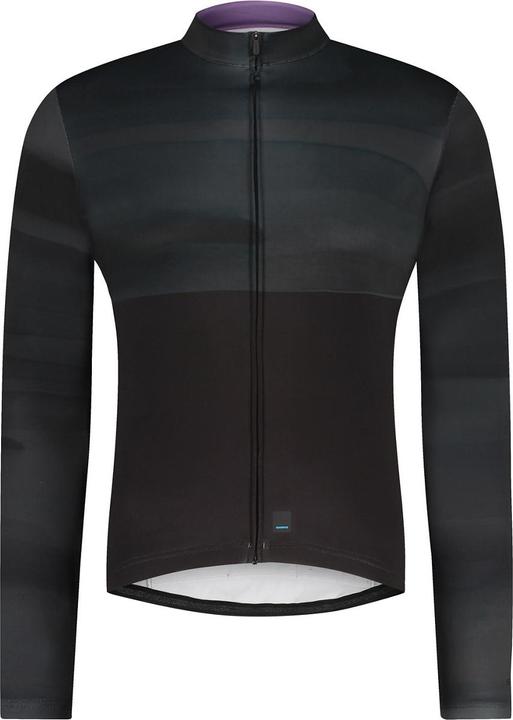 Shimano VERTEX LONG SLEEVE JERSEY Printed BLACK/GRAY LINE M (M)