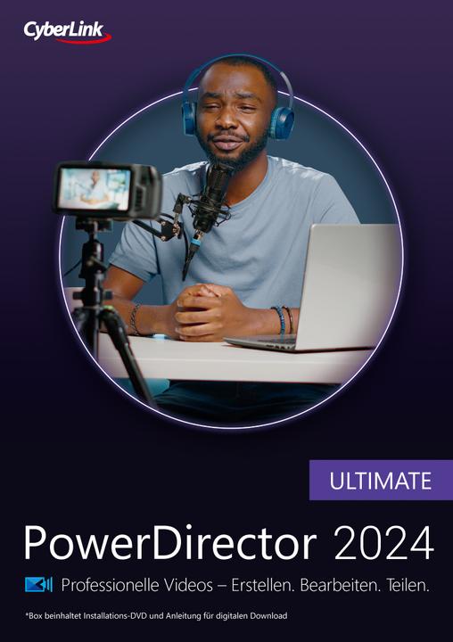 Actual product image CyberLink PowerDirector 2024 Ultimate ESD Download Code (1 User, 1 Devices/Users, unlimited)