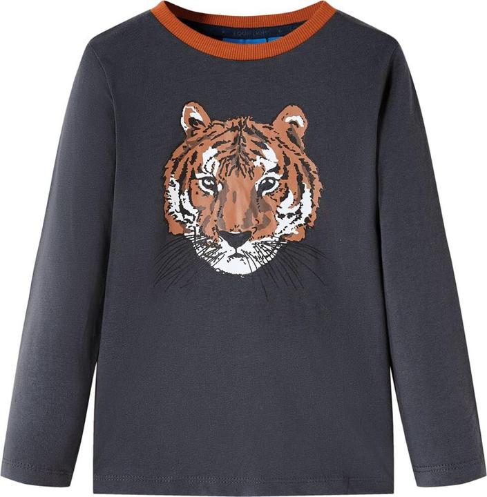Produktbild VidaXL Kinder-Langarmshirt Anthracite 116,Material: 100 (116)