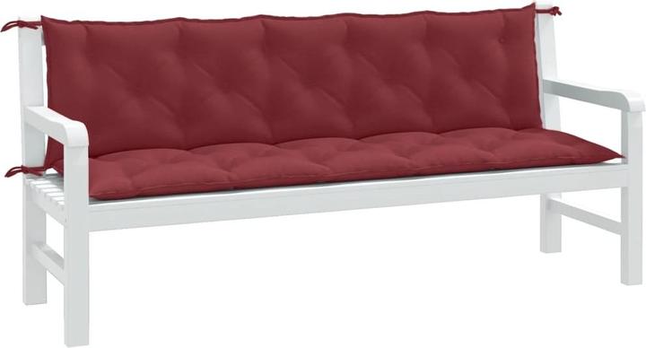 Image du produit VidaXL Coussins de banc de jardin 2 pcs. tissu (180 x 50 x 7 cm)