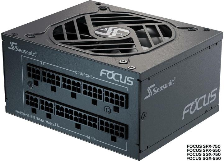 Actual product image Seasonic Power supply 750W FOCUS-SGX-750 Modular (80+Gold) (750 W)