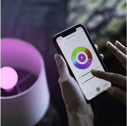 Actual product image Hombli Smart Bulb 9W RGB (2x) (E27, 9 W, 800 lm, 2 x, F)