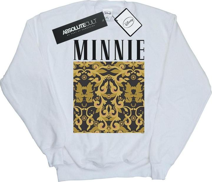 Actual product image Disney Womens/Ladies Minnie Mouse Baroque Pattern Sweatshirt (XL)
