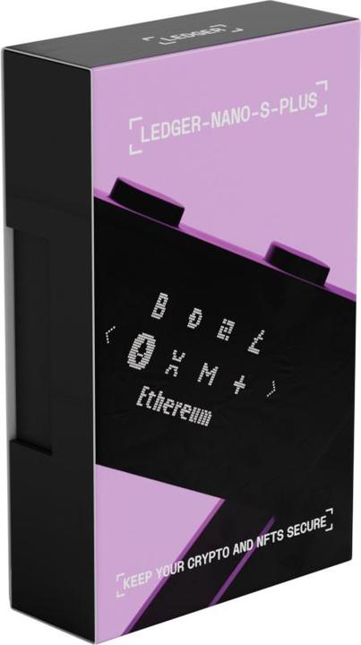 Produktbild Ledger Nano S Plus - Mattschwarz (Bitcoin, Litecoin, Ubiq, Bitcoin Cash, Komodo, Zcash, Ethereum Classic, Ether, Vertcoin, Stellar, Neo, Dash)