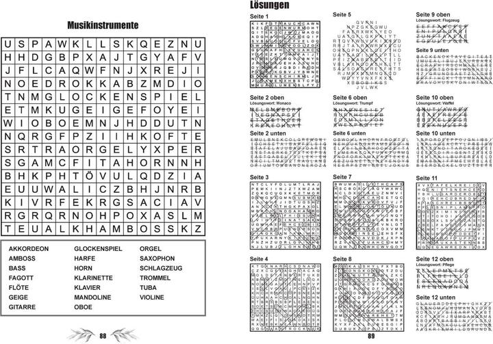 Valeurs nutritives et ingrédients Wortsuchrätsel (Allemand, 2023)
