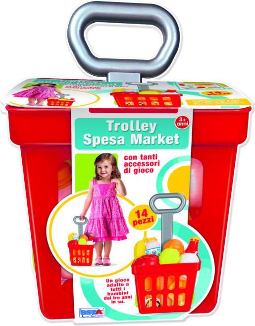 Immagine prodotto Rs Toys Trolley Spesa Market con 14 Pezzi