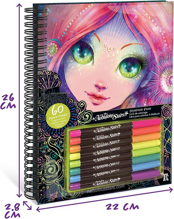Immagine prodotto Nebulous Stars Libro da colorare con pagine nere