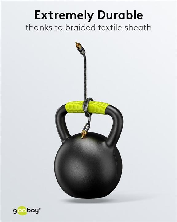 Actual product image Goobay Mono-Cinchkabel (3 m, Cinch)