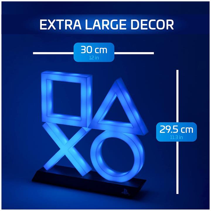 Produktbild Paladone Products PlayStation Icons XL Lampe (Blau) (PS5)