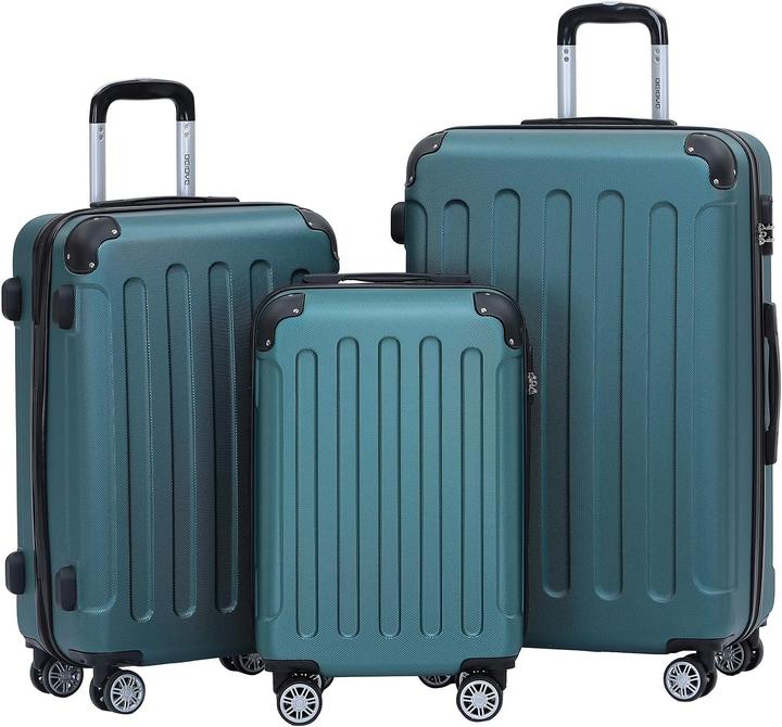 Produktbild Beibye 3-teiliges Hartschalenkoffer-Set (Handgepäck (bis 50l), M (50 - 90l), L (90 - 115l))
