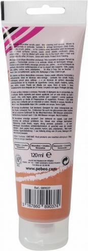 Actual product image Pebeo Decocrème Matt acrylic paint (Cinnamon, 120 ml)
