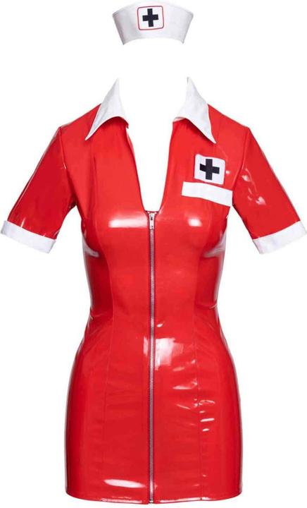 Actual product image Black Level Vinyl Nurse red 2XL (XXL)