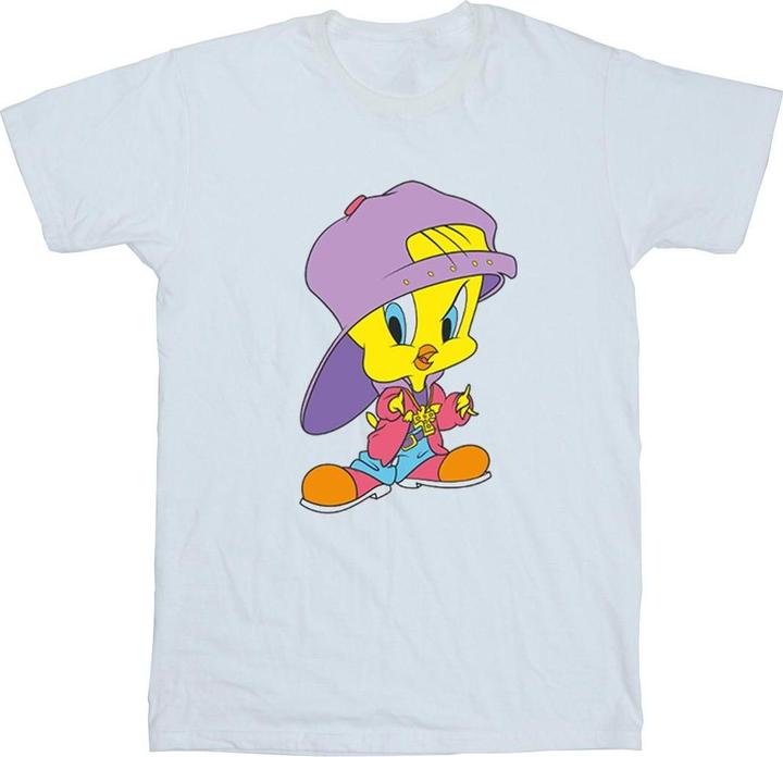 Actual product image Looney Tunes Mens Tweety Pie Hip Hop T-Shirt (L)