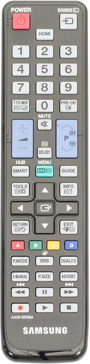 Actual product image Samsung AA59-00508A Remote Control IR Wireless TV Push Buttons (Universal remote control, Infrared)