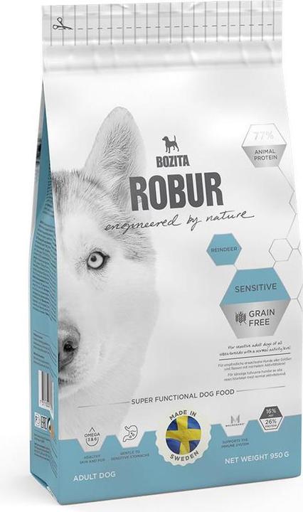 Actual product image Bozita Dog Robur Sensitive Grain Free Reindeer (Adult, 1 pcs., 11500 g)
