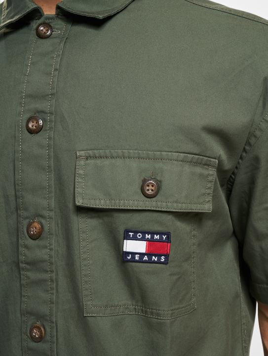 Produktbild Tommy Hilfiger Tommy Jeans Classic Solid Overshirt Kurzarmhemd - 86449 (M)