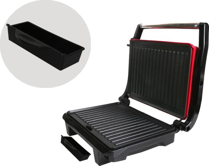 Actual product image Aigostar Panini Maker 750W RED VDE