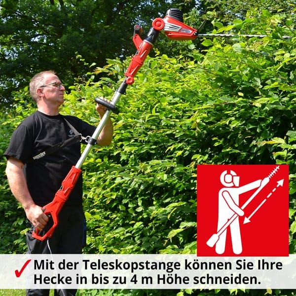 Produktbild Hecht Elektro Teleskop Heckenschere (Elektroheckenschere)