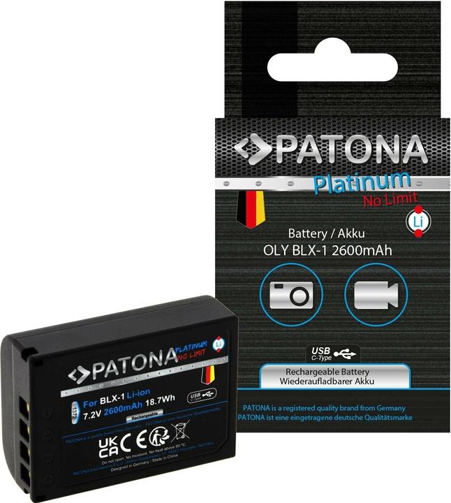 Produktbild Patona Platinum Akku BLX-1 USB-C (Akku)
