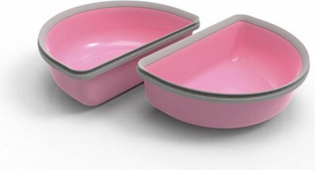 SureFeed demi-bol, set à 2, rose vif (0.20 l)