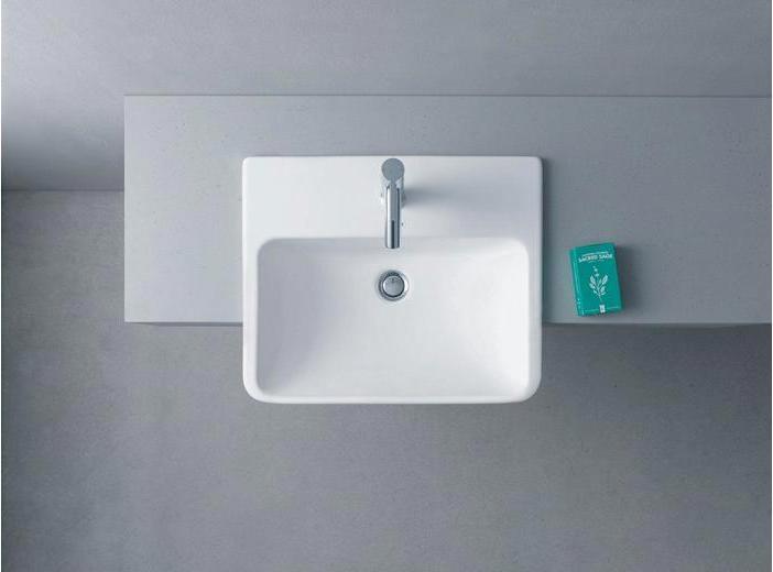 Image du produit Duravit HEBWT ME by Starck m ÜL m HLB 55x45,5cm 1 HL blanc satiné (455 mm, 550 mm)