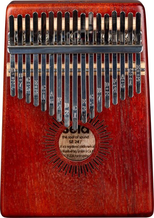 Produktbild Sela SE247 Kalimba Mahagoni 17 Rot (Perkussion)