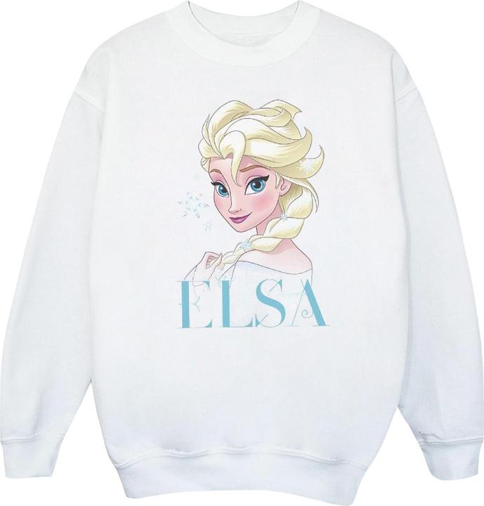 Actual product image Disney Boys Frozen Elsa Snowflake Portrait Sweatshirt (152, 158)