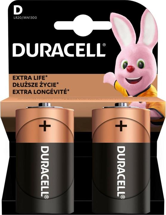 Produktbild Duracell Extra Life (2 Stk., D)