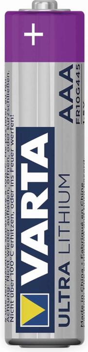 Actual product image Varta ULTRA Lithium (4 pcs., AAA, 1100 mAh)